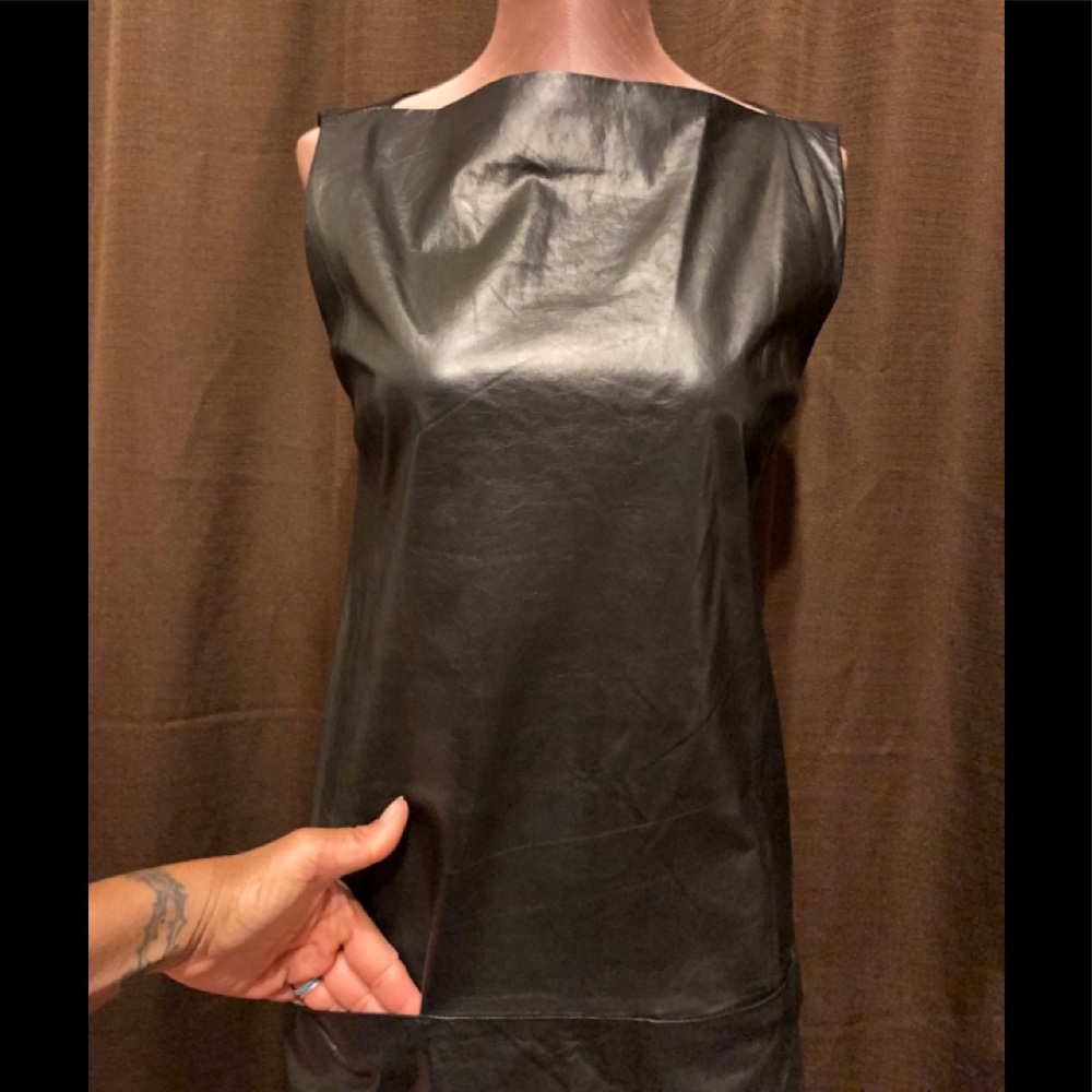 Vince leather dress